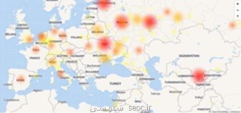 قطع تلگرام در ایران، روسیه، خاورمیانه و اروپا