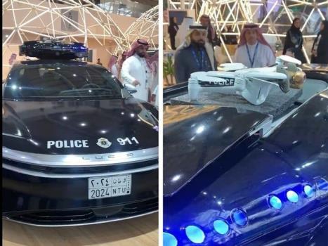 رونمایی از خودرو های هوشمند پلیس در عربستان
