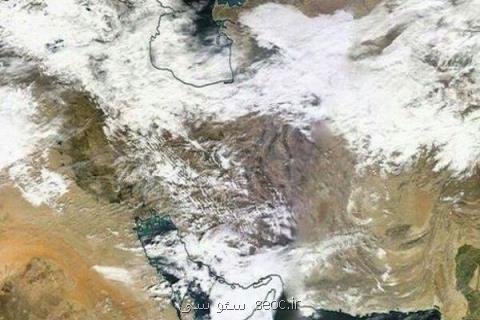 رصد پوشش برف در كشور با تصاویر ماهواره ای