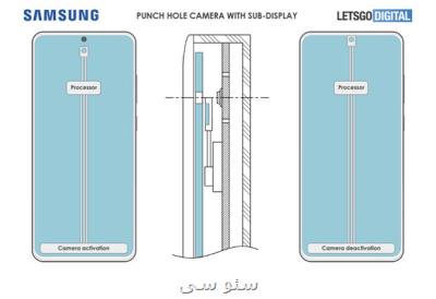 تكنولوژی جدید سامسونگ برای مخفی كردن دوربین زیر نمایشگر